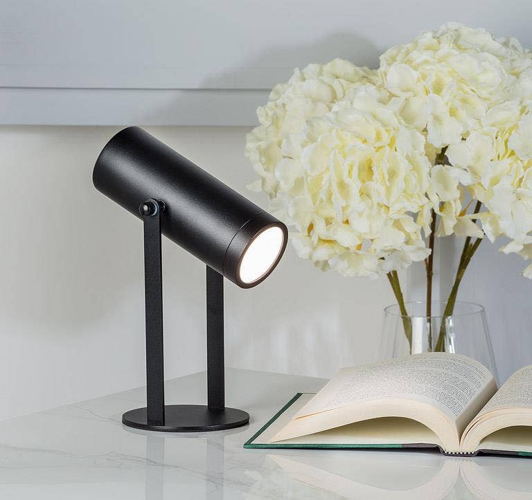 
                  
                    Gold pivot spotlight LED lamp, 10 inch, photo 3
                  
                