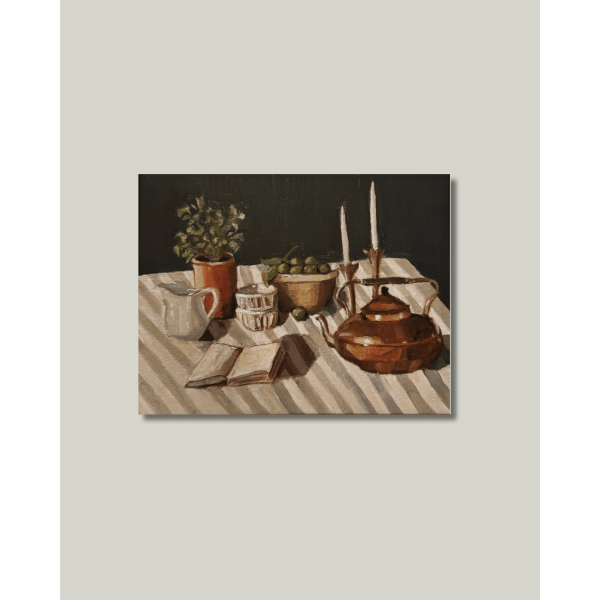 
                  
                    "Striped Table" Print: 5x7 - Curated Home Decor
                  
                