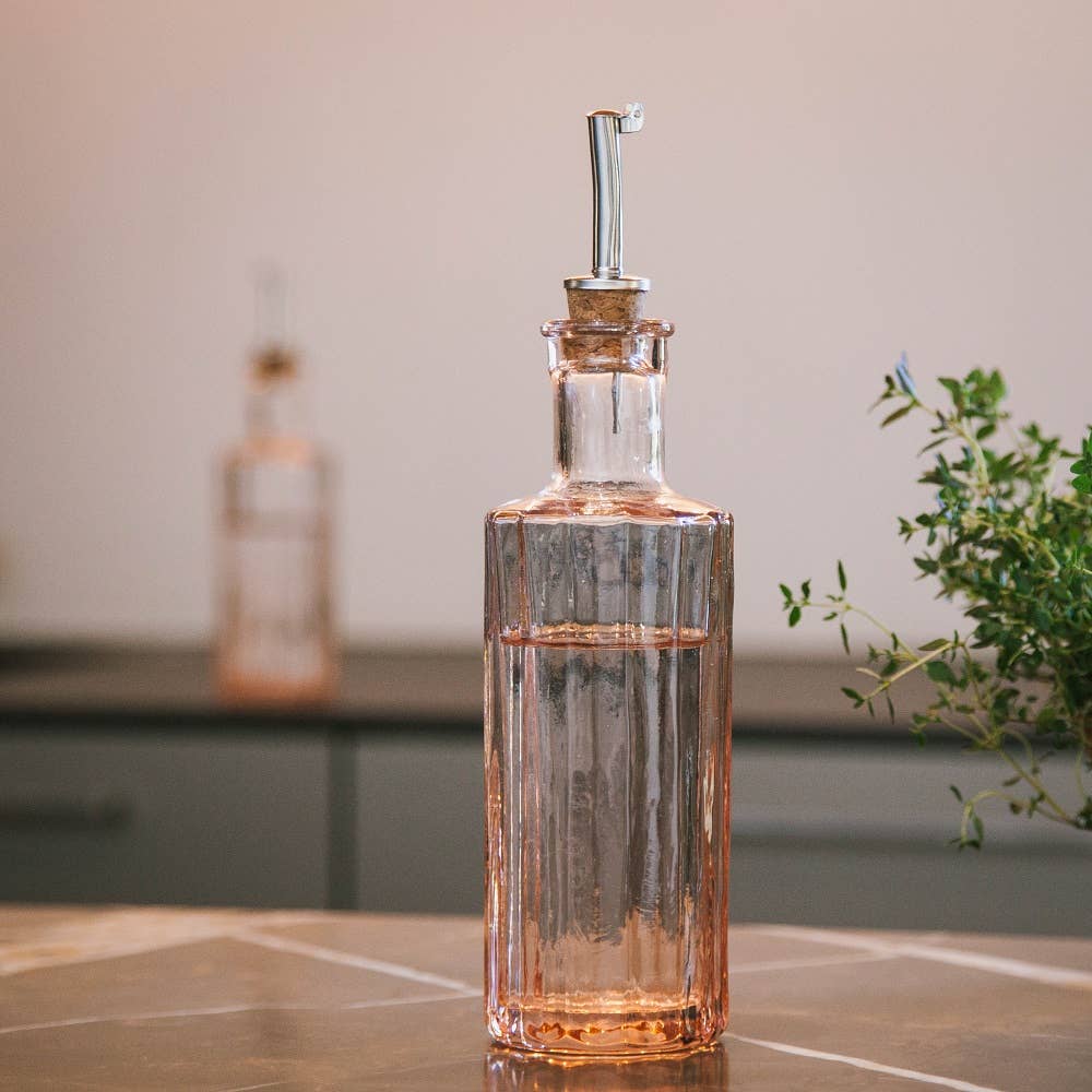 Brut Homeware - Oil Bottle Reed 30 CL, blush pink: Recycled glass - Curated Home Decor