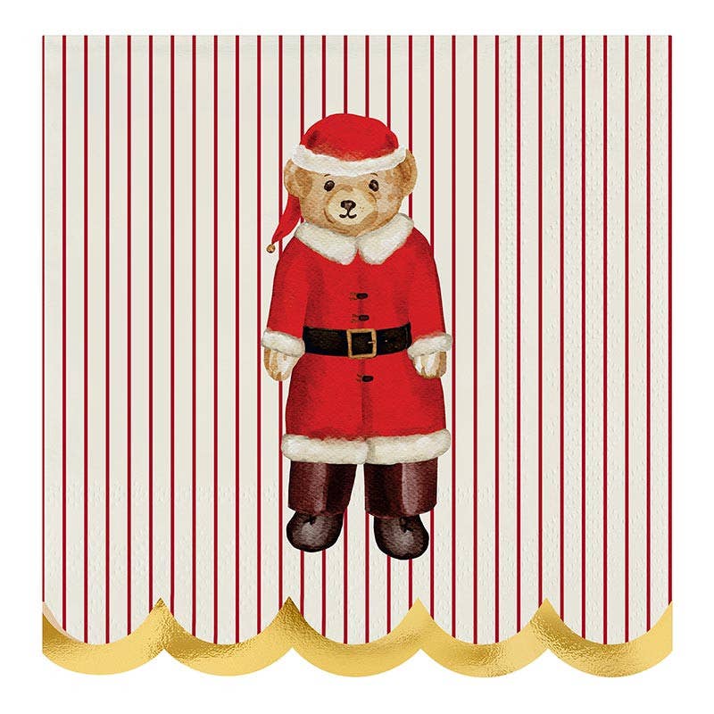
                  
                    Merry Bear Ceramic Napkin Tray with 20 Cocktail Napkins - Curated Home Decor
                  
                