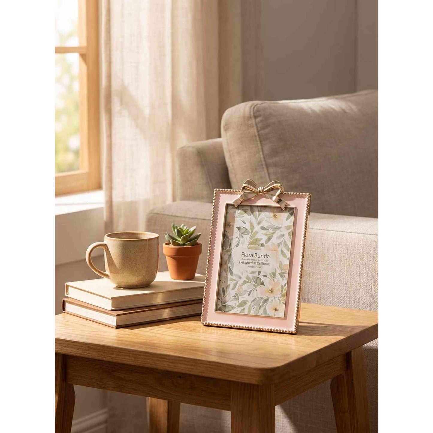 
                  
                    Pink Metal Frame - Curated Home Decor
                  
                