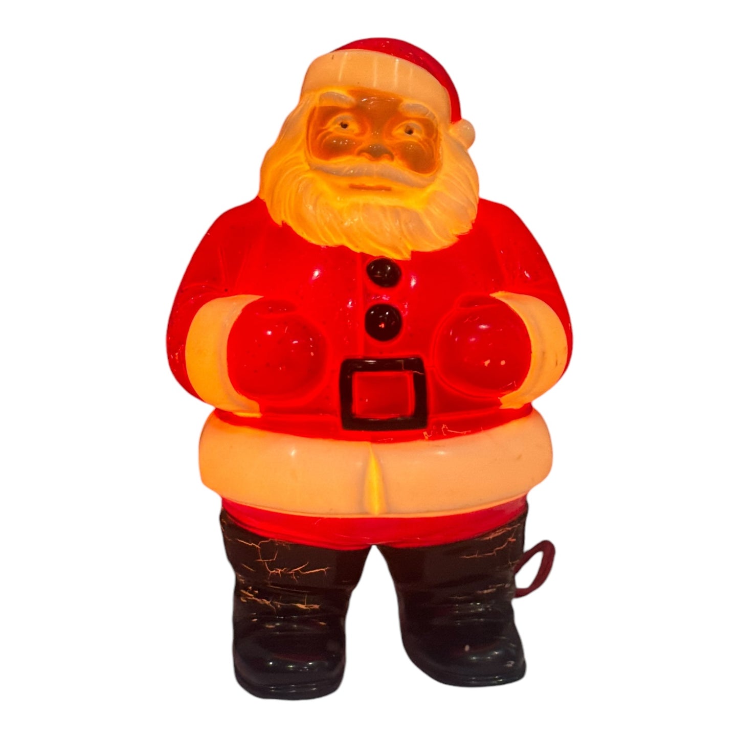 Vintage Santa Blow Mold 1940's General Products Co - Curated Home Decor