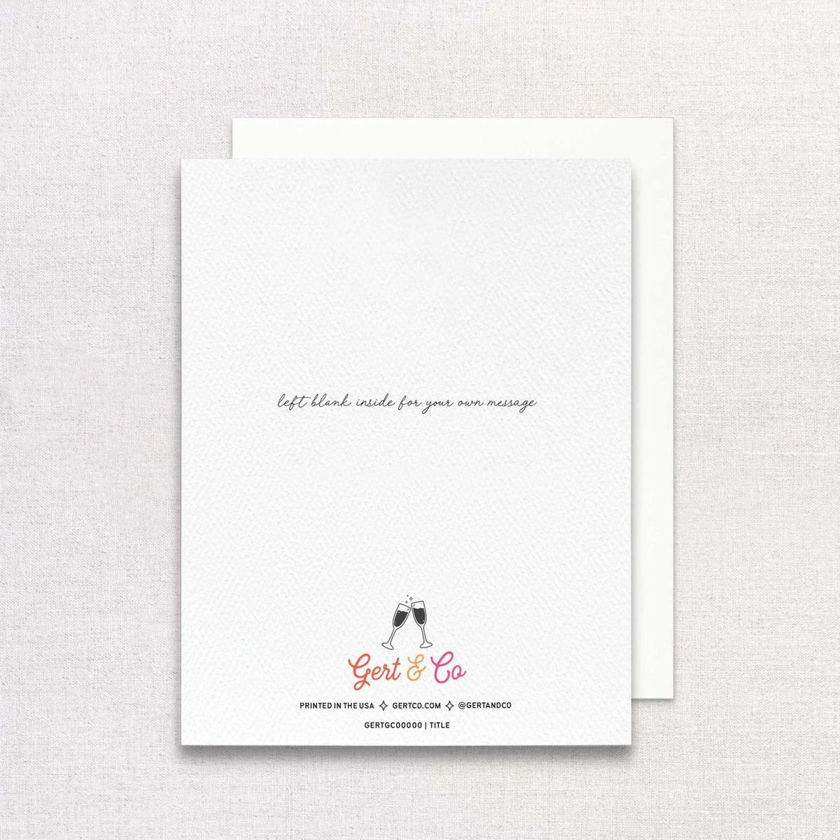 Merry Christmas greeting card with hand-painted pink, red, and green bows on dark green textured paper, blank inside with matching white envelope.
