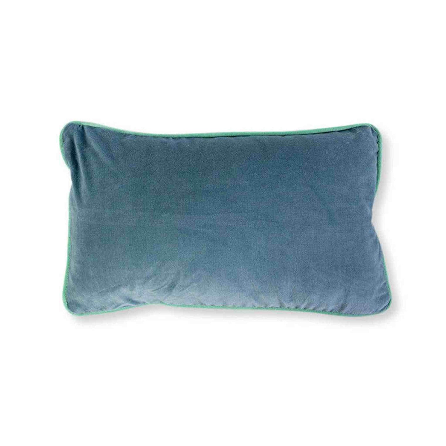 
                  
                    Charliss Velvet Lumbar Pillow - Aqua + Mint - Curated Home Decor
                  
                