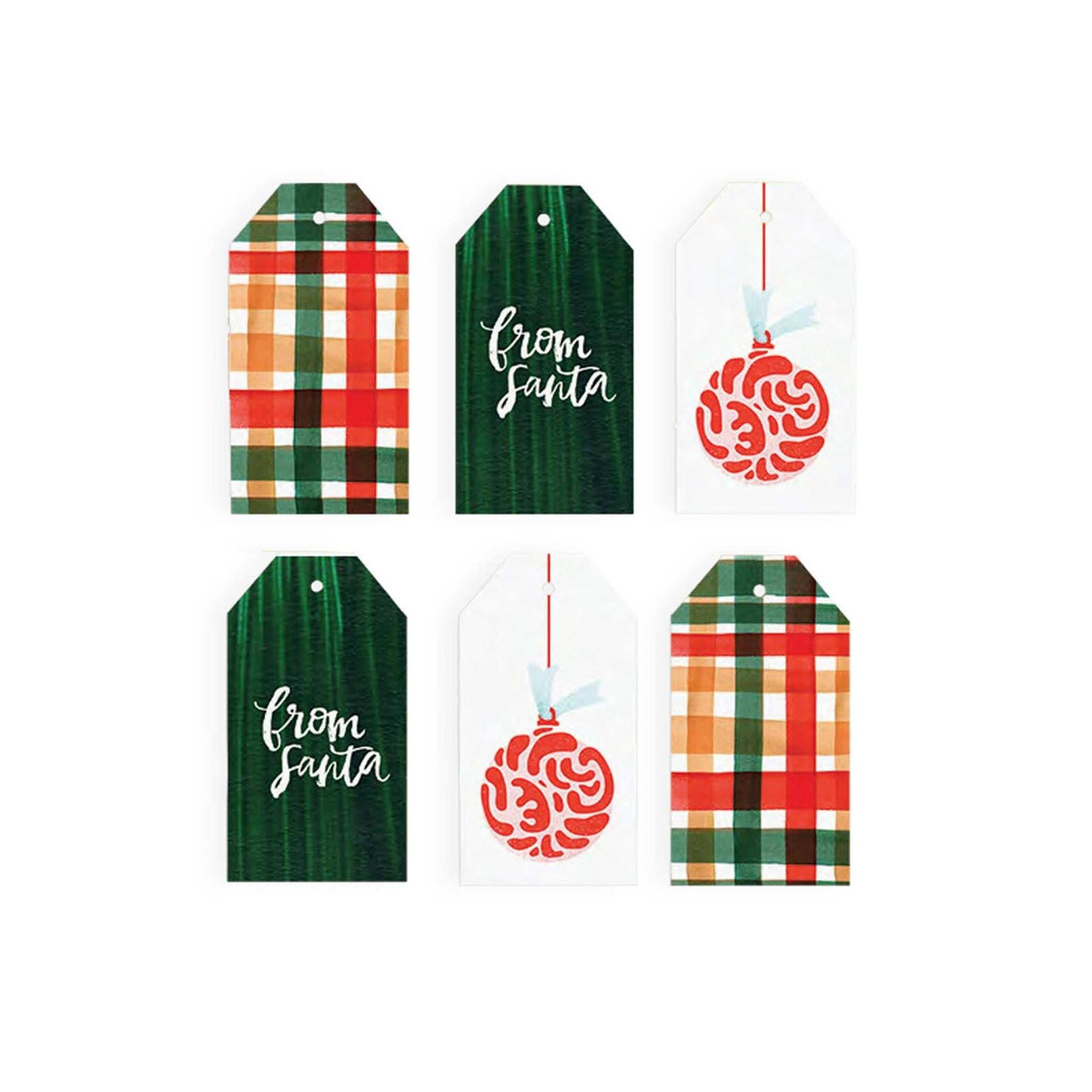 From Santa Gift Tag Set of 6 – The Paper Curator - Curated Home Decor
