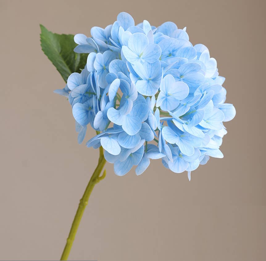 12.5"Real Touch lifelike Hydrangea-6”bloom