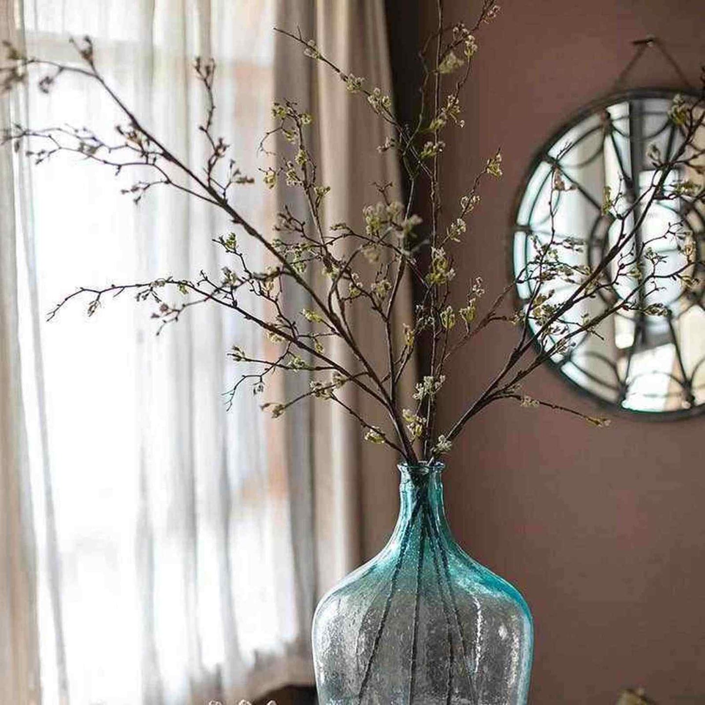 
                  
                    Long Weigela Flower Stem 63" Tall: White / One Stem - Curated Home Decor
                  
                
