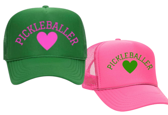 Pickleball Hat - "Pickleballer": KellyGreen - Curated Home Decor