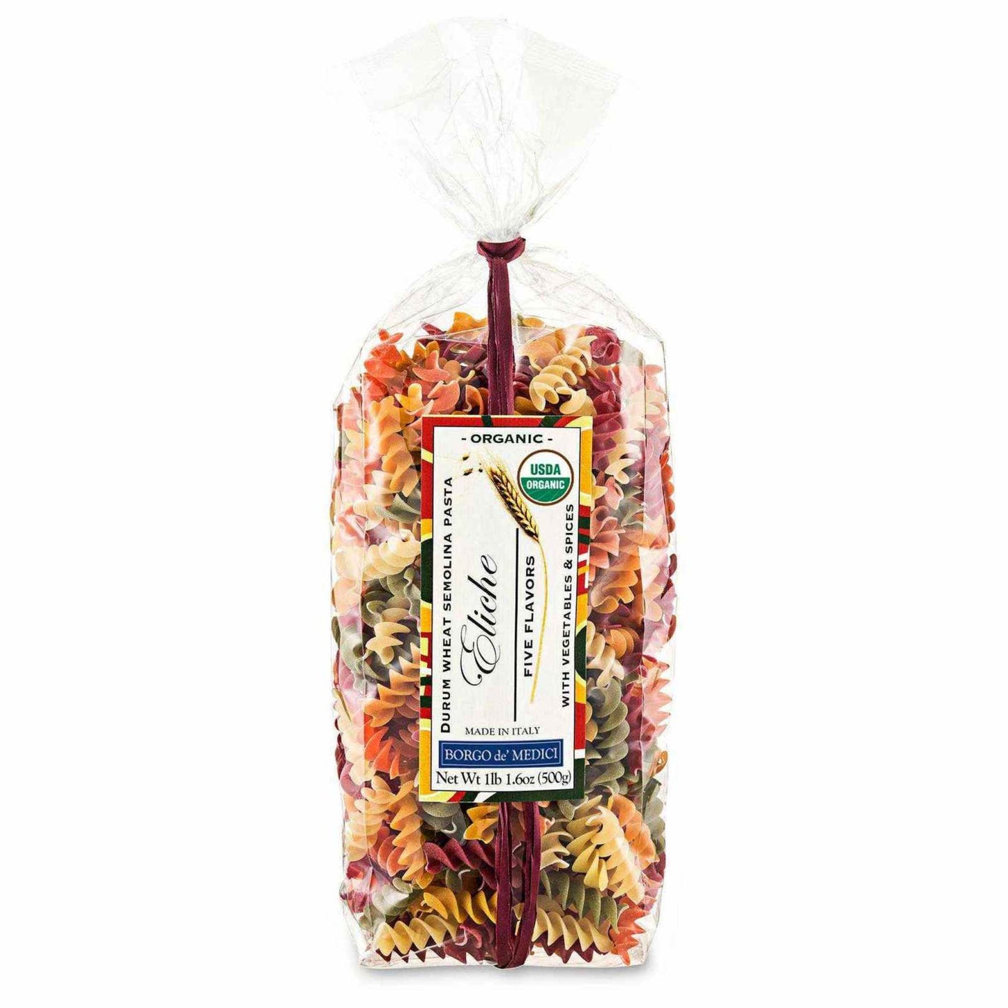 Organic 5 Color Eliche Pasta - Curated Home Decor