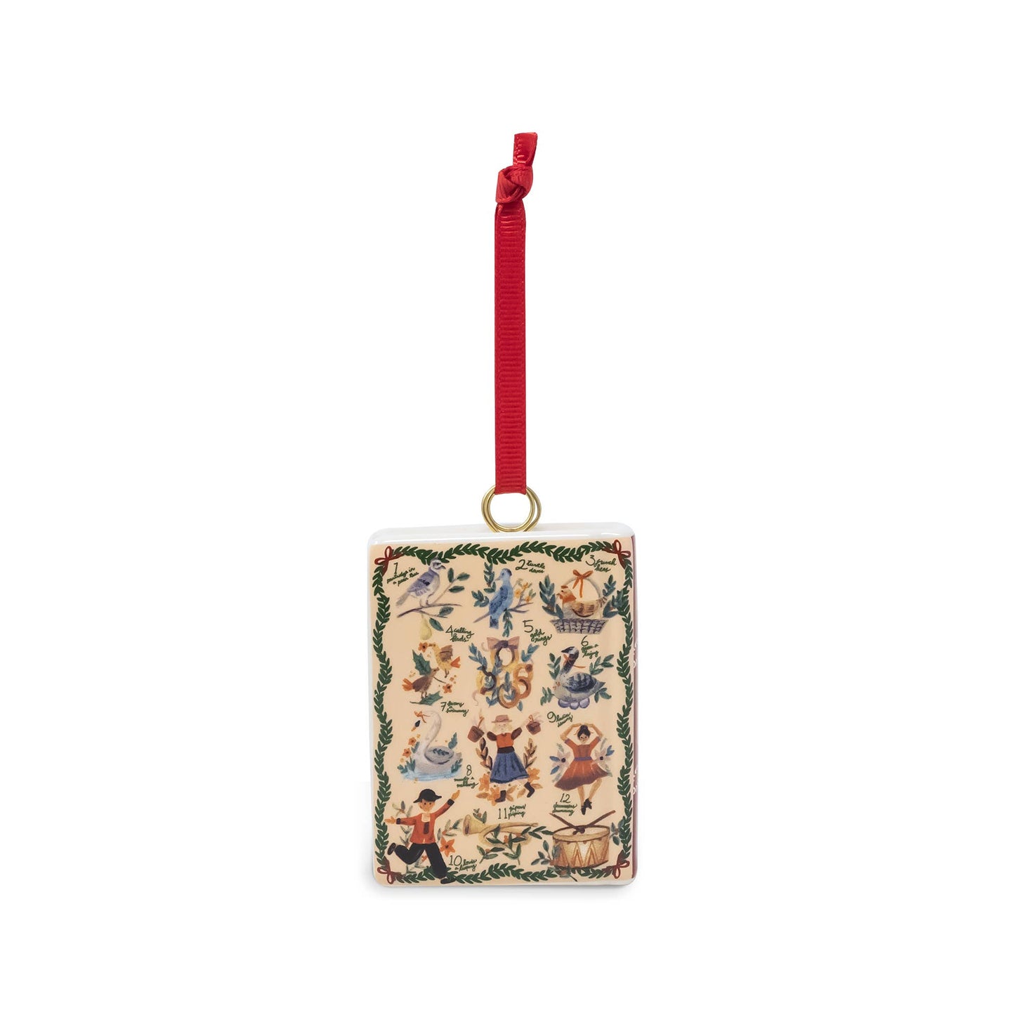
                  
                    Ceramic Book Ornament, Twelve Days of Christmas (Pre-Order: Ships Sept) - Curated Home Decor
                  
                