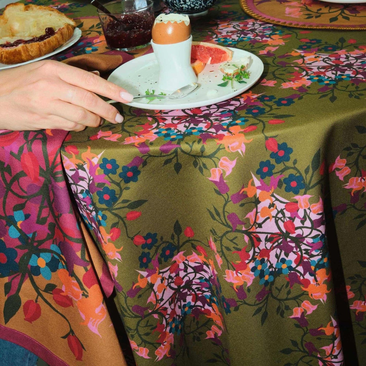 
                  
                    Tablecloth Blumen Green: Small - Curated Home Decor
                  
                