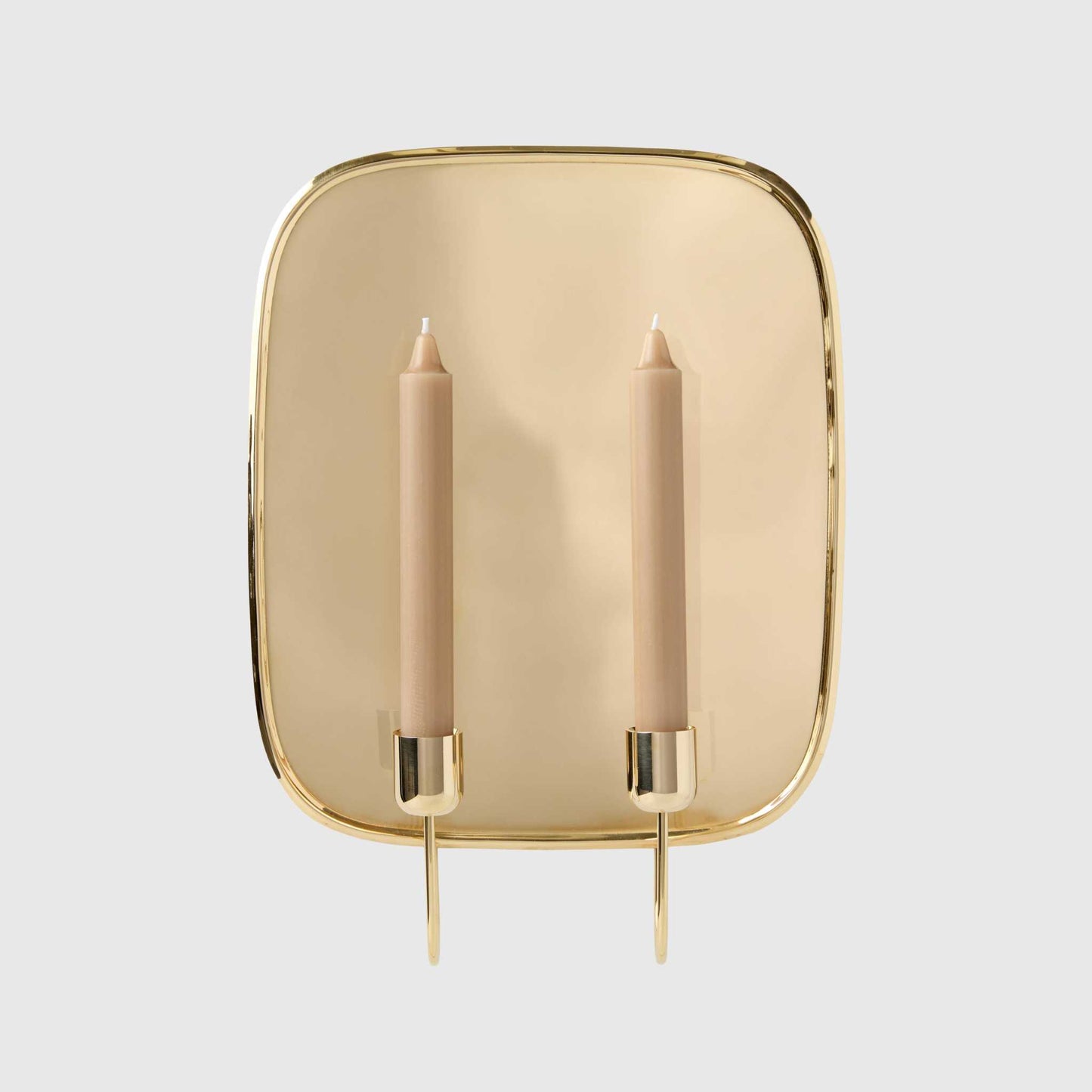 Uma Brass Wall Sconce, Unlacquered - Curated Home Decor