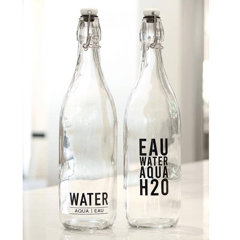 Swing Top Water Bottle - Water - Curated Home Decor