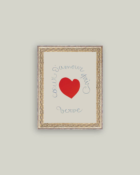 J'Amour Framed Antique Inspired Art