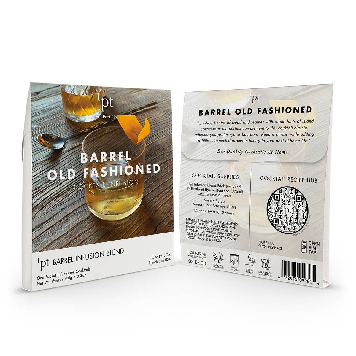 Barrel Old Fashioned Cocktail Pack - Curated Home Decor