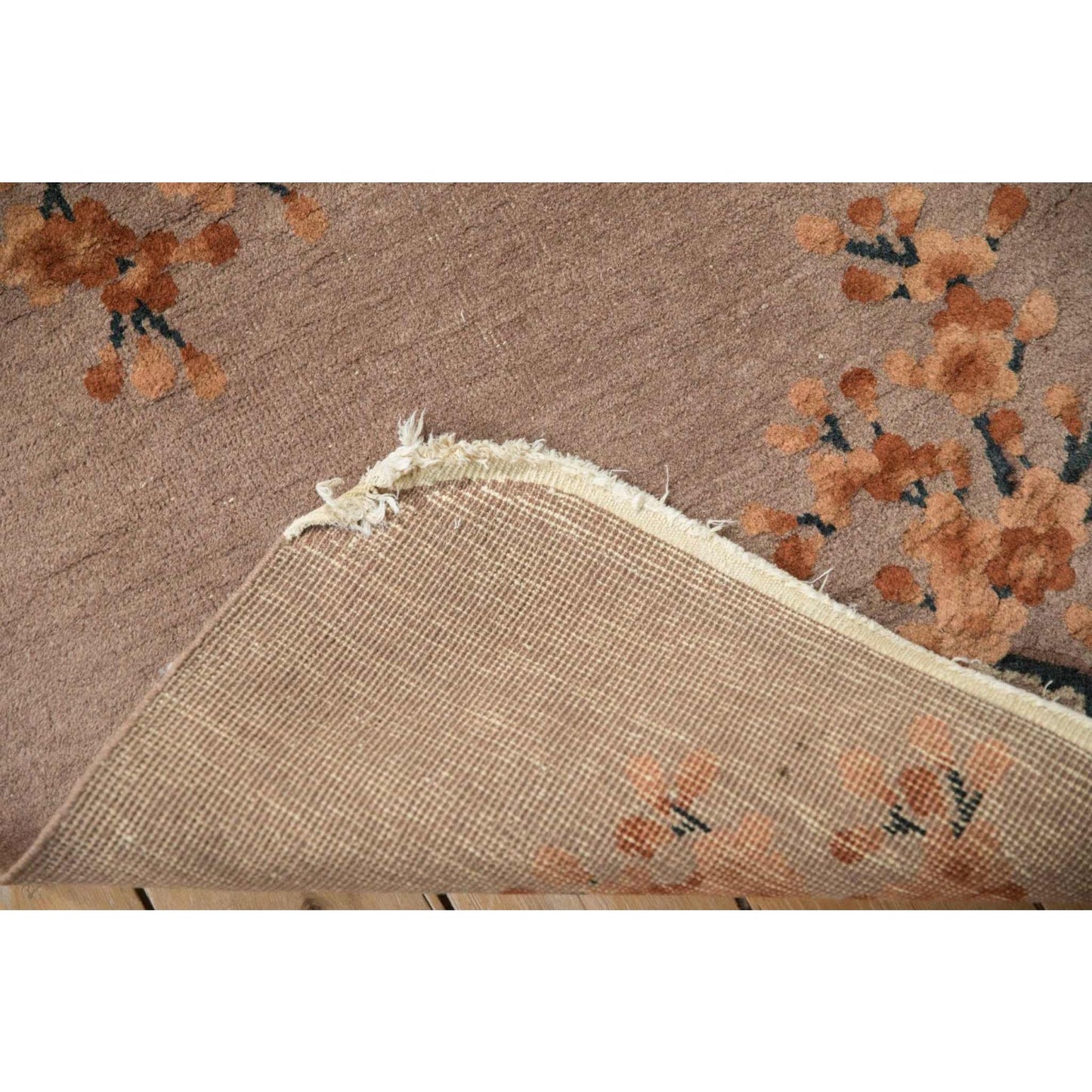 
                  
                    Vintage Dusty Mauve Art Deco Rug – Collected Accent (2’6” x 4’3”) - Curated Home Decor
                  
                