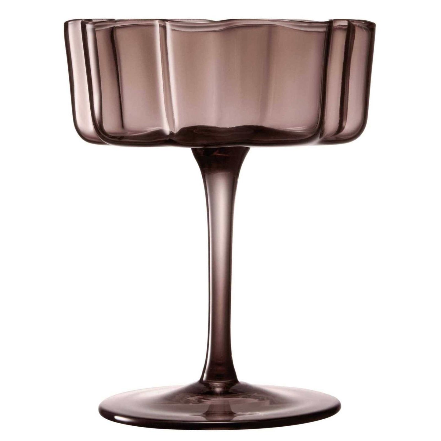 
                  
                    Flower Wave Coupe Mixed Beverage Glasses | Set of 4 - Curated Home Decor
                  
                