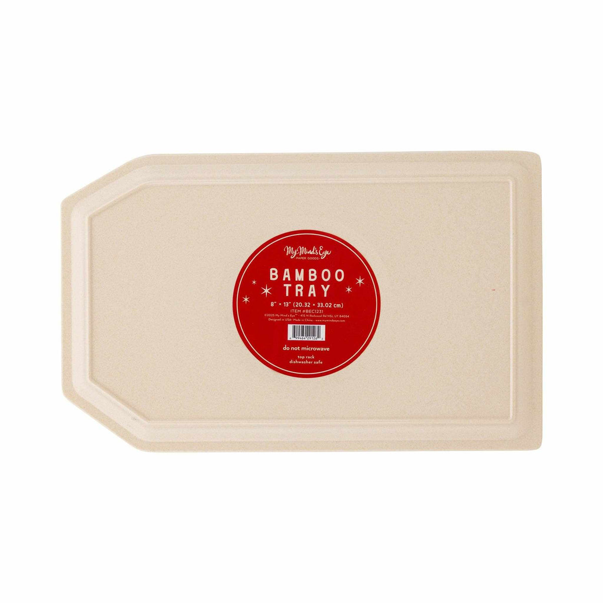 
                  
                    To Santa Tag eco-friendly bamboo serving tray with holiday gift tag shape
                  
                