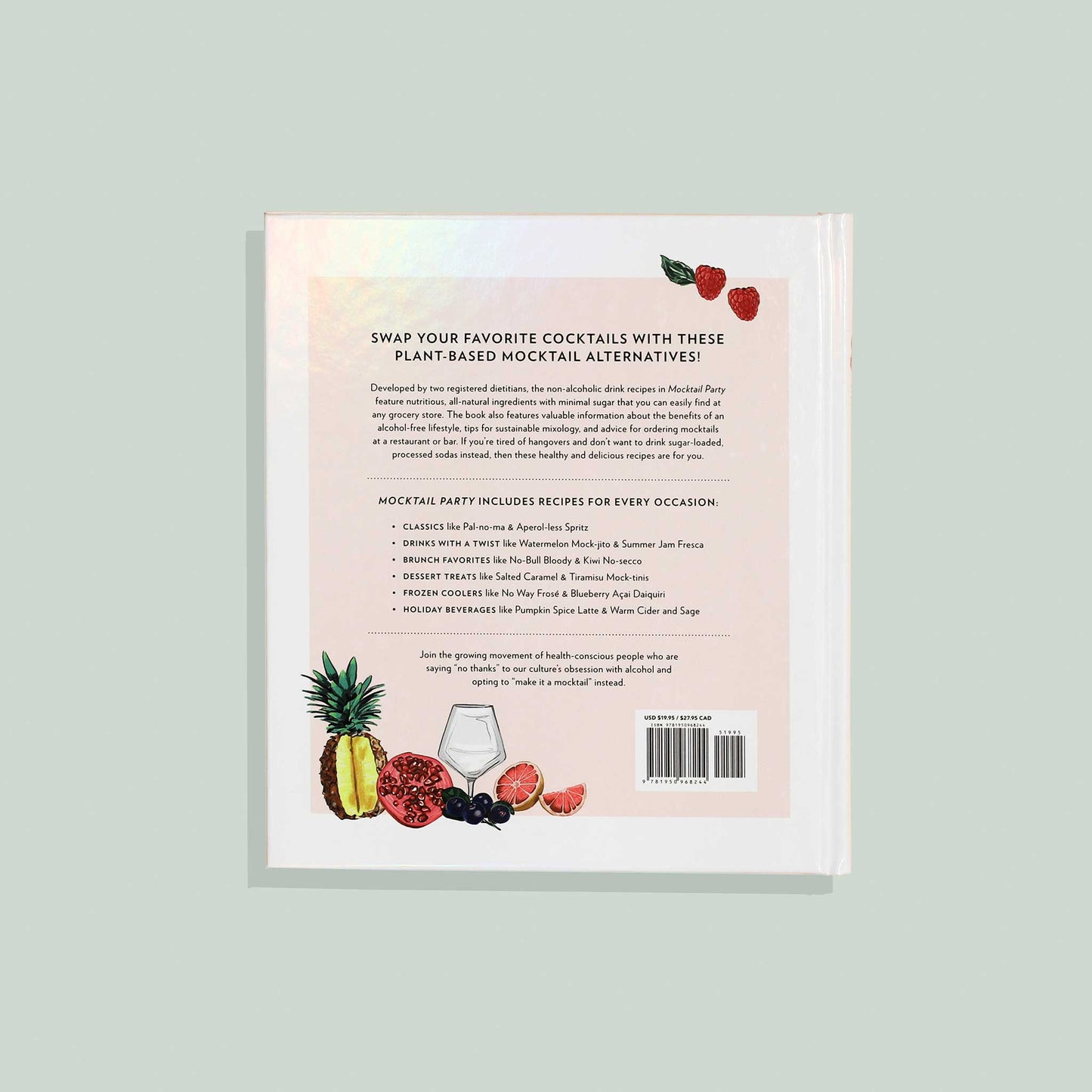 Mocktail Party: 75 Plant-Based, Non-Alcoholic Mocktail Recipes - Curated Home Decor