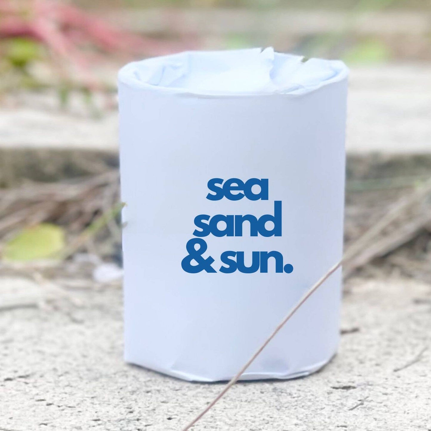Sea, Sand, and Sun Candle