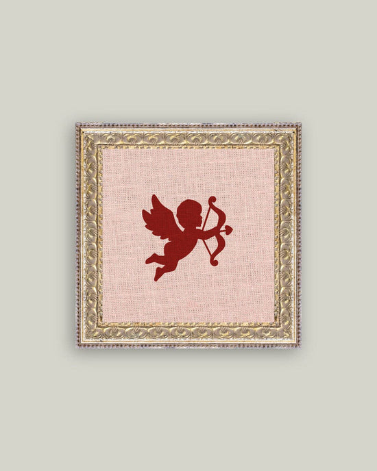 Cupid Silhouette Famed Art