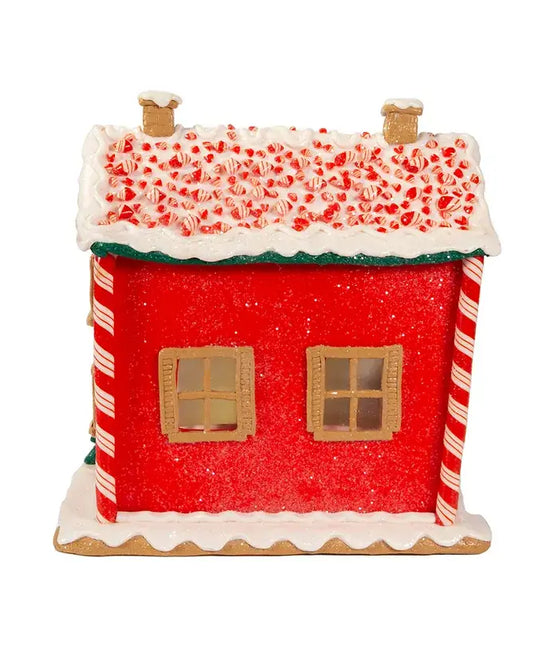 Battery-Operated Light-up Musical Gingerbread House - Curated Home Decor