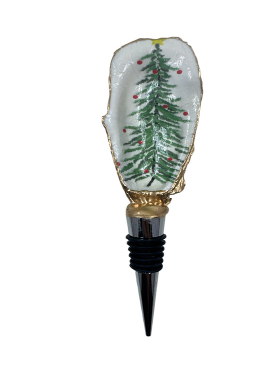 Christmas Wine Stopper: Christmas Tree/ Nutcracker Mix - Curated Home Decor