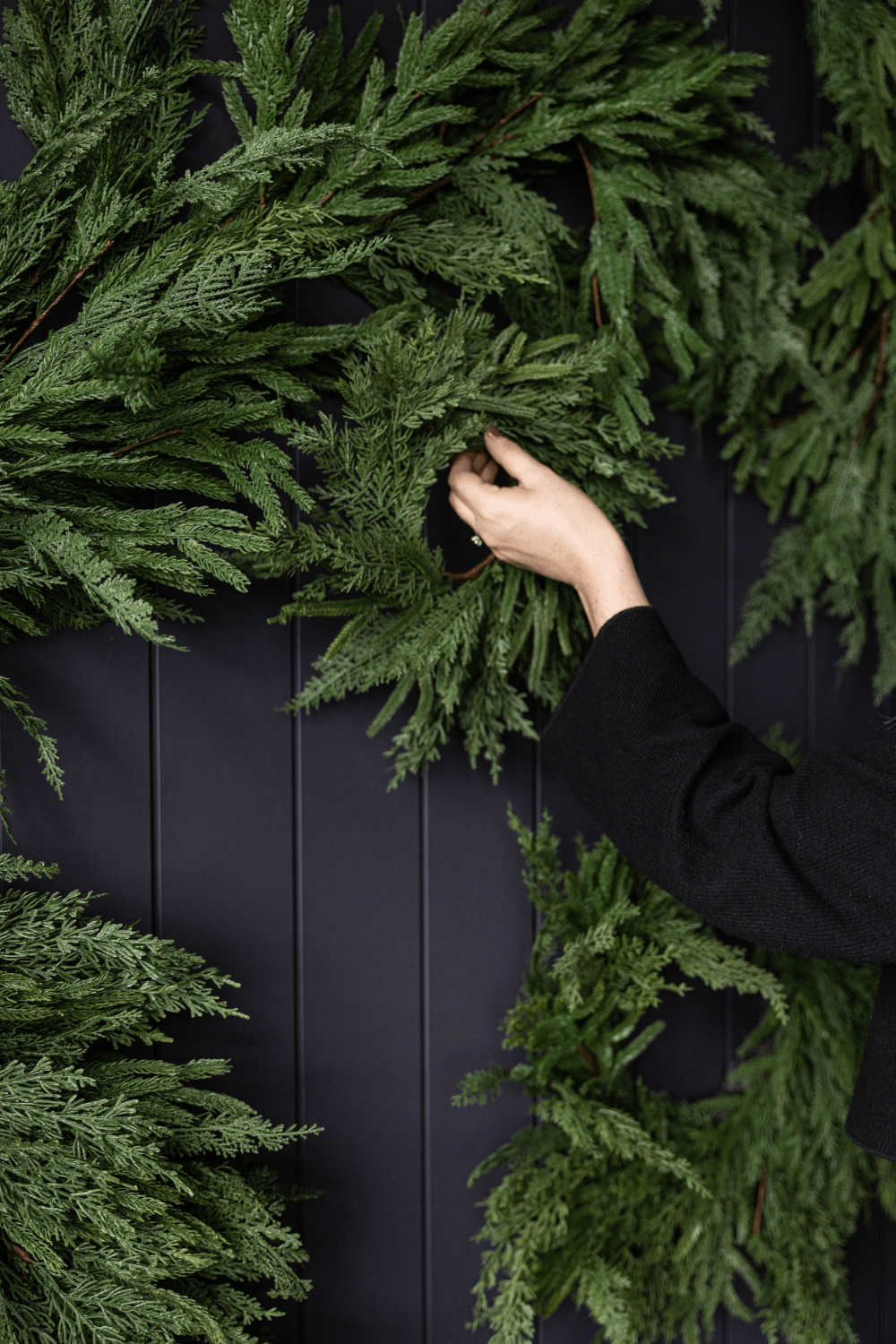 
                  
                    Norfolk & Cypress Real Touch Garland, 9 ft LED Pre-Lit (Pre-Order: Ships Late September) - Curated Home Decor
                  
                
