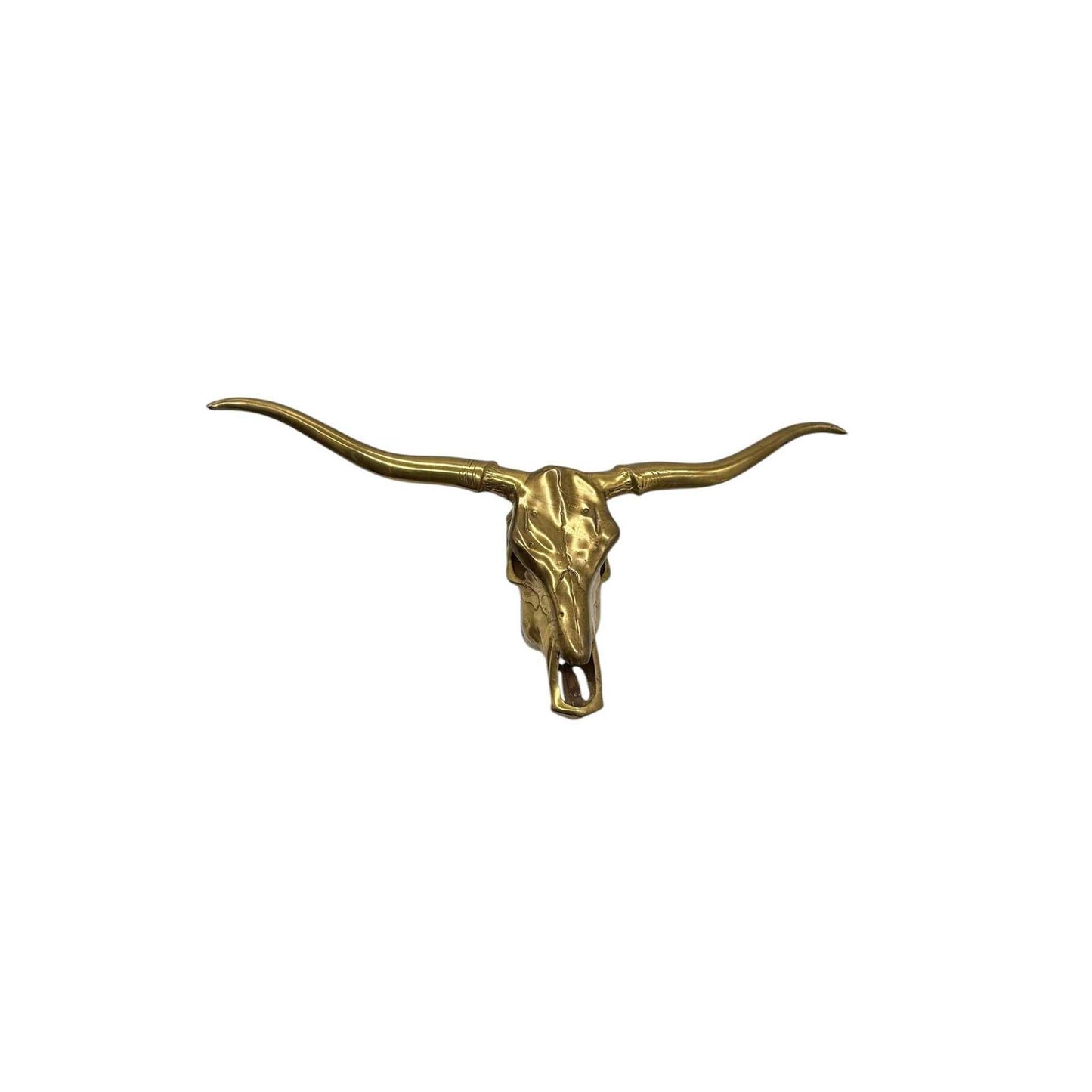 
                  
                    Vintage 30" Gold Longhorn Wall Mounted Sculpture - Curated Home Decor
                  
                
