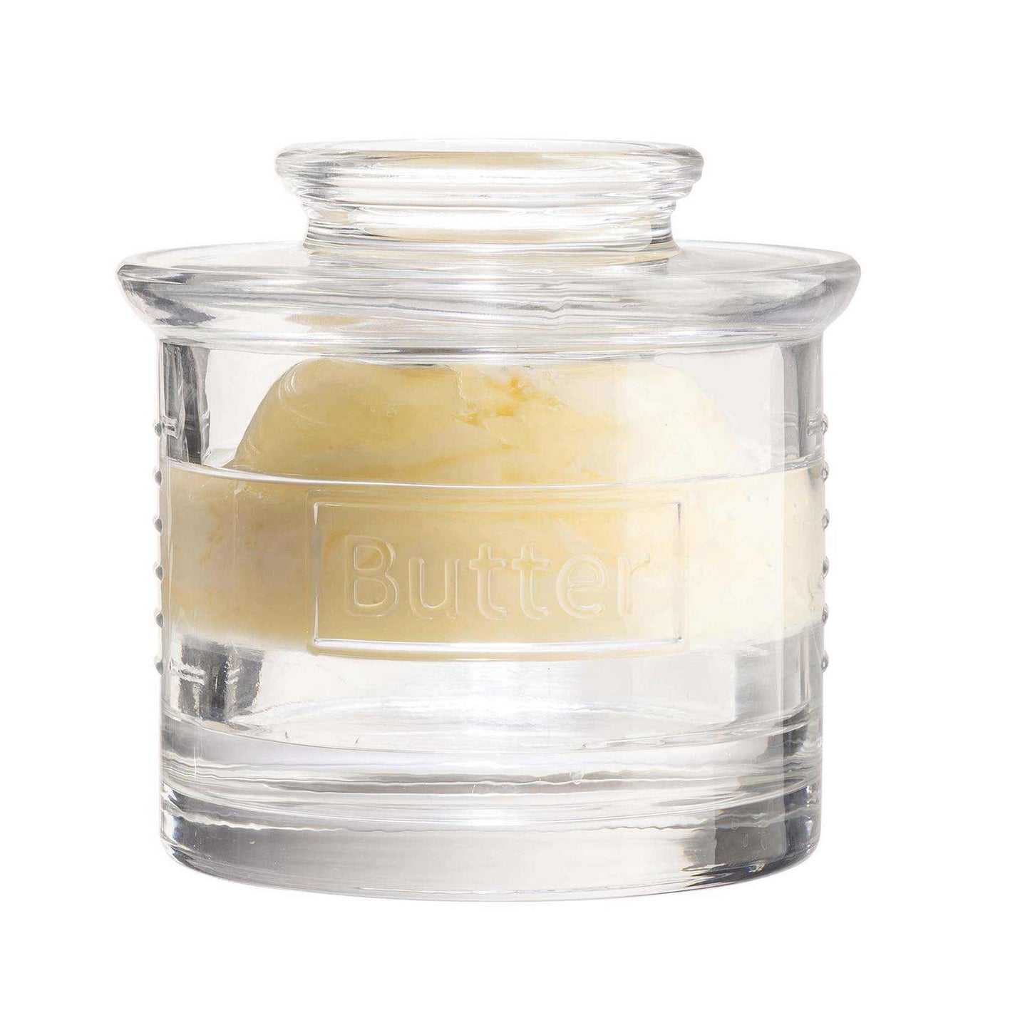 
                  
                    Glass French Butter Crock - Curated Home Decor
                  
                