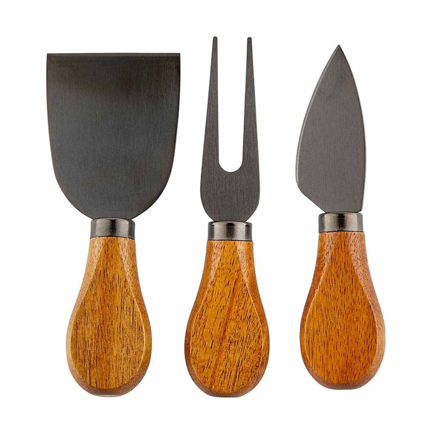 
                  
                    Acacia Wood Handle Cheese Knives - Curated Home Decor
                  
                