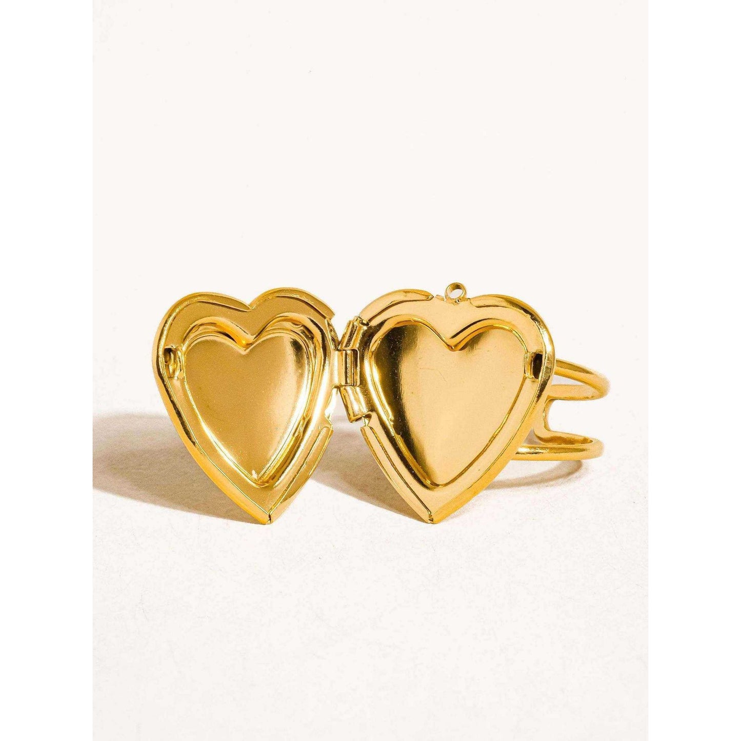 
                  
                    Sefina 18K Non - Tarnish Locket Heart Ring: Yellow Gold - Curated Home Decor
                  
                