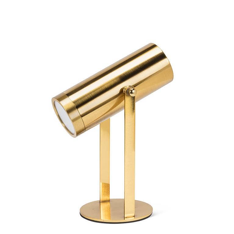 
                  
                    Gold pivot spotlight LED lamp, 10 inch, photo 13
                  
                