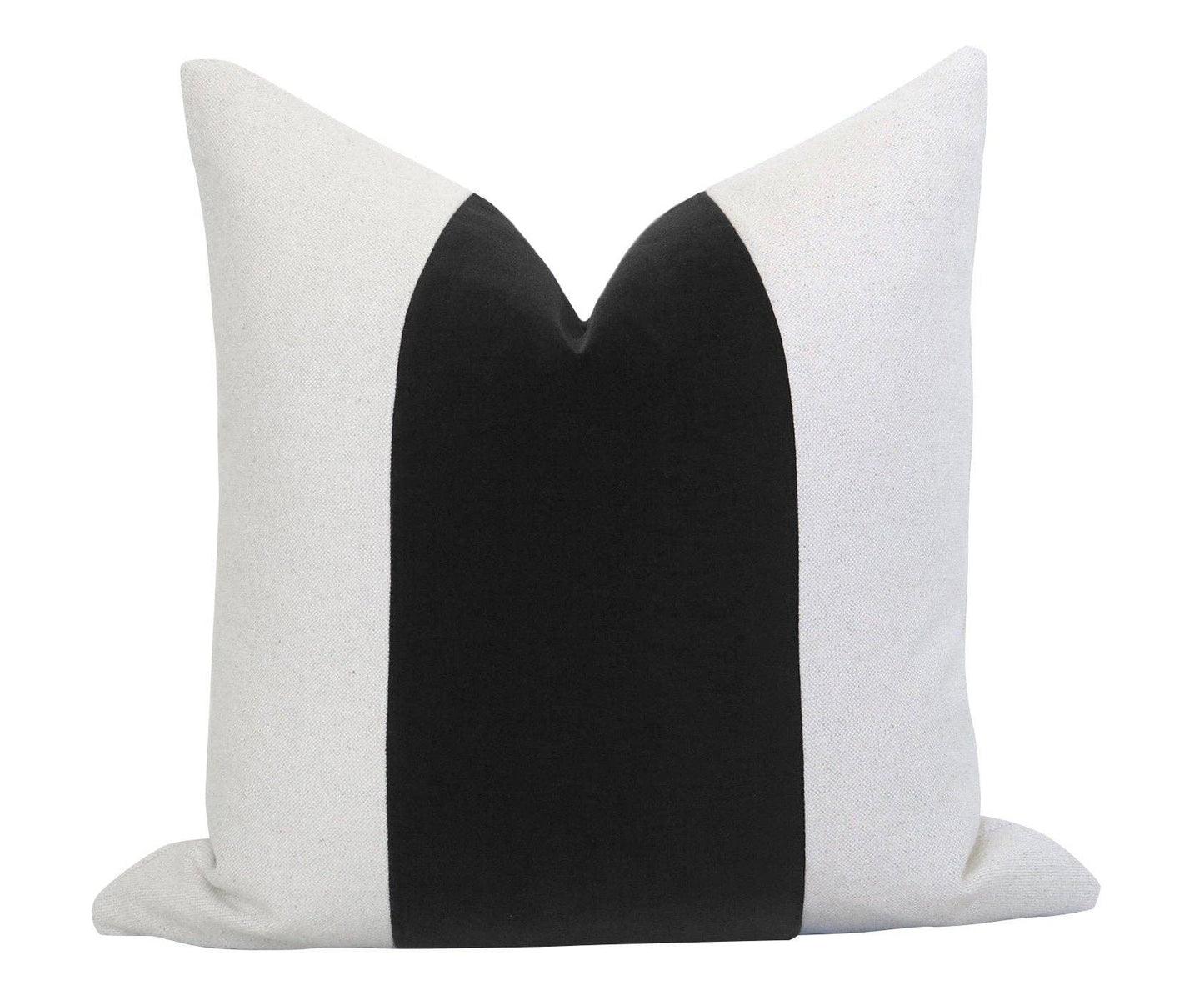 Willa Skye Home - Mezzo Pillow Cover - Black: 20x20 made to order - Curated Home Decor