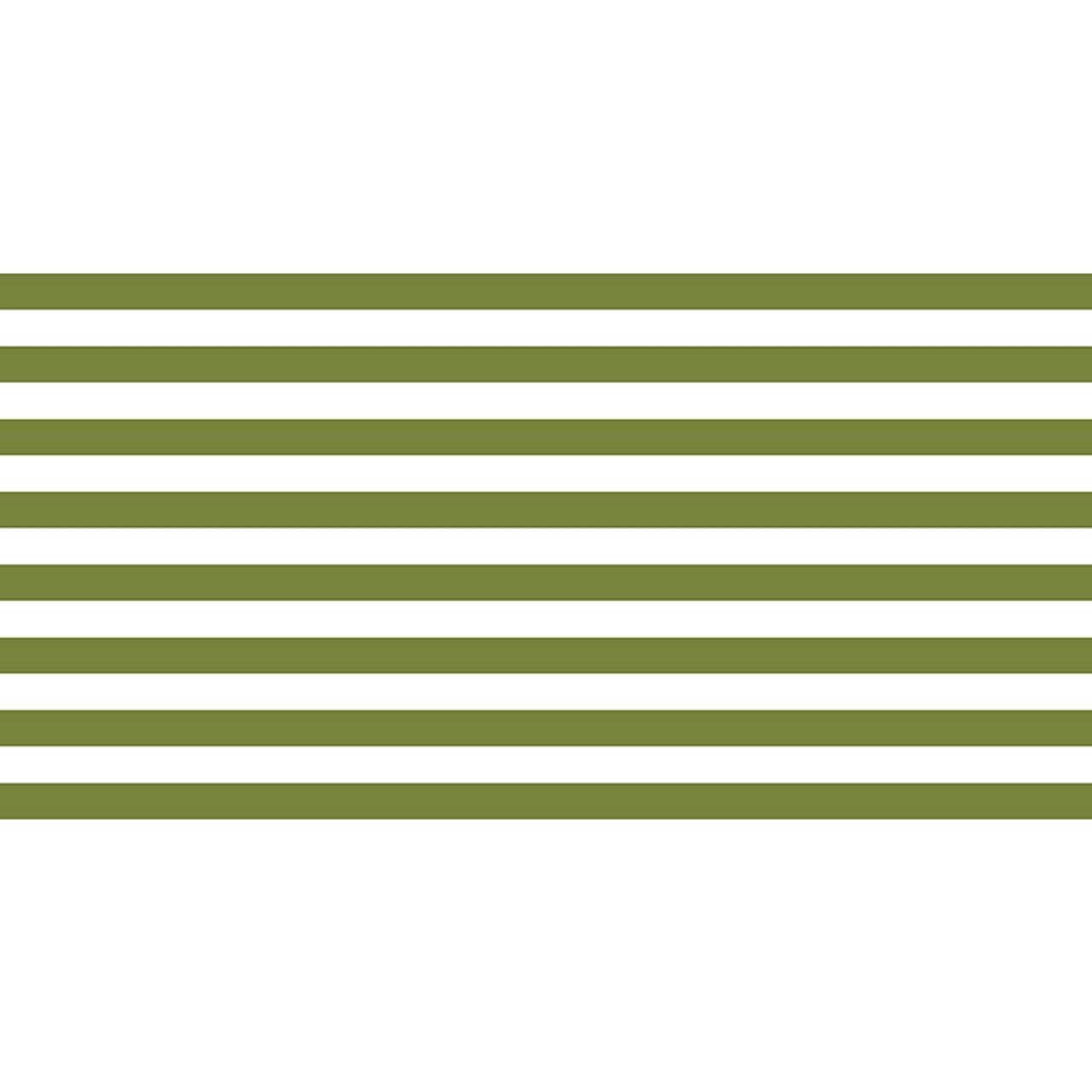 Table Runner - Green Stripe - Curated Home Decor