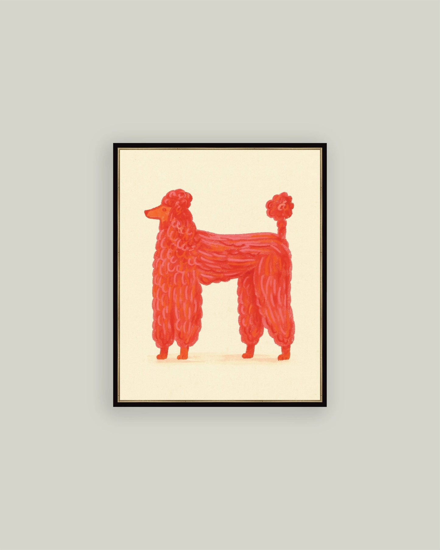 
                  
                    Parisian Poodle: 7x9 - Curated Home Decor
                  
                