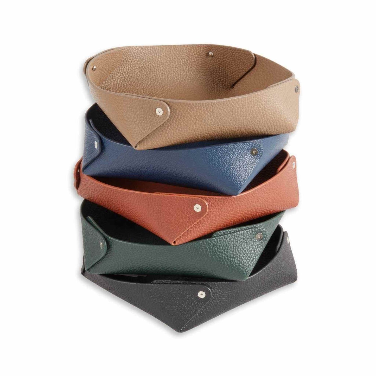 
                  
                    Luxe Leather Valet Tray – Pebbled Finish - Curated Home Decor
                  
                