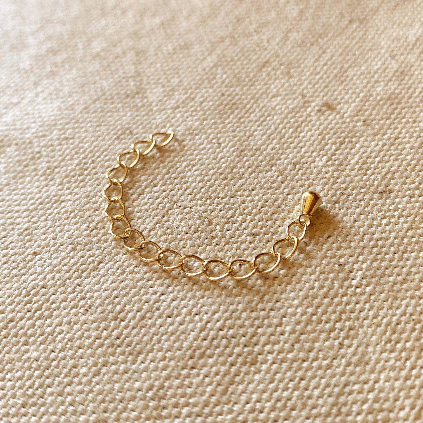18k Gold Filled Teardrop Extender - Curated Home Decor