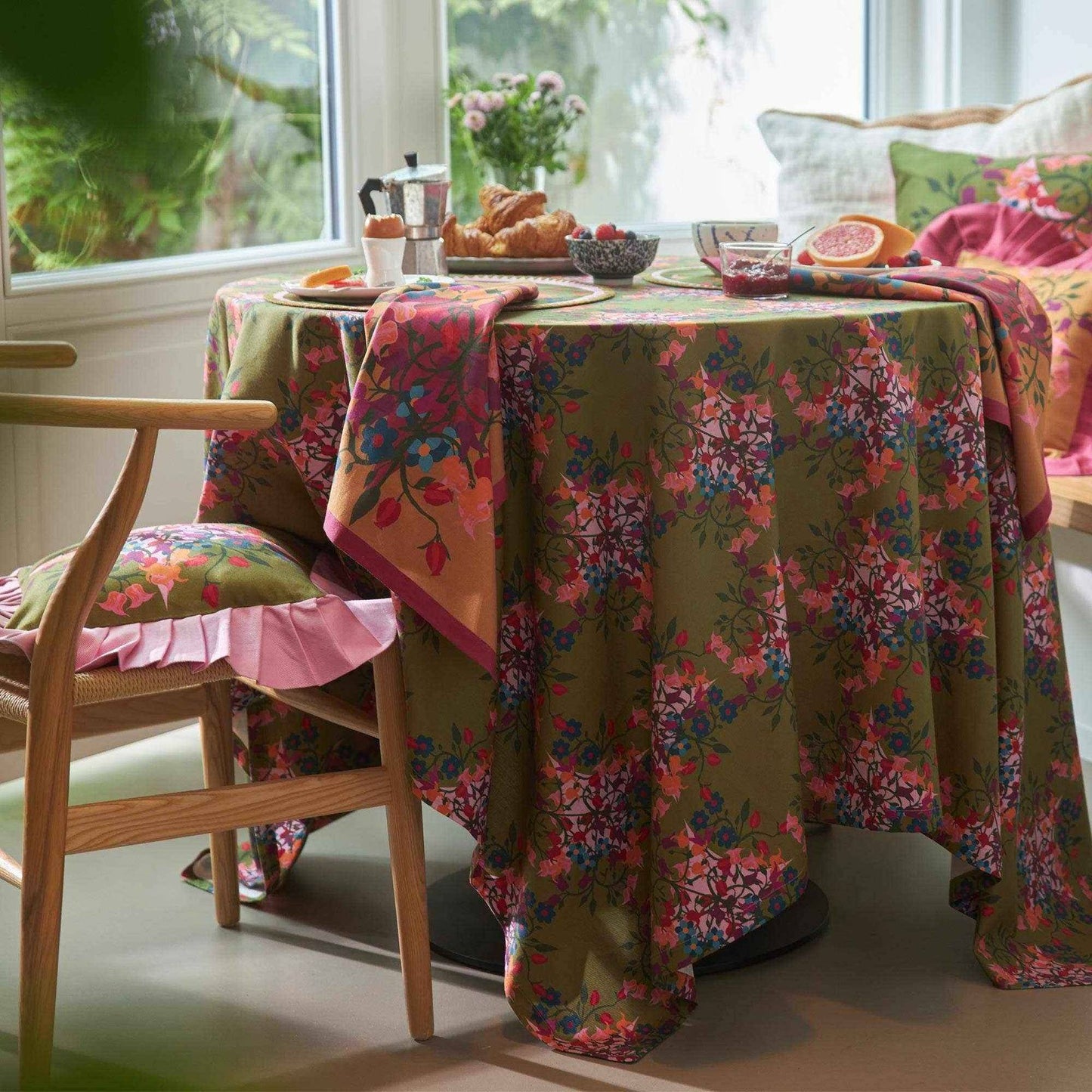 
                  
                    Tablecloth Blumen Green: Small - Curated Home Decor
                  
                