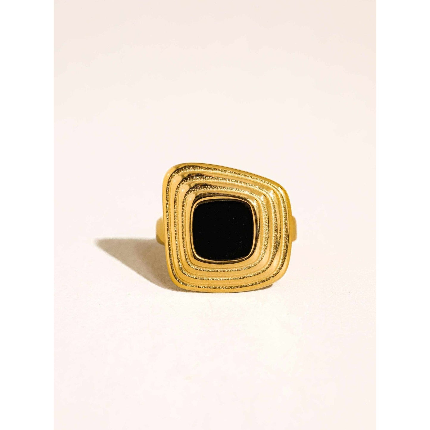 
                  
                    Auricca 18K Gold Non - Tarnish Abstract Open Statement Ring - Curated Home Decor
                  
                