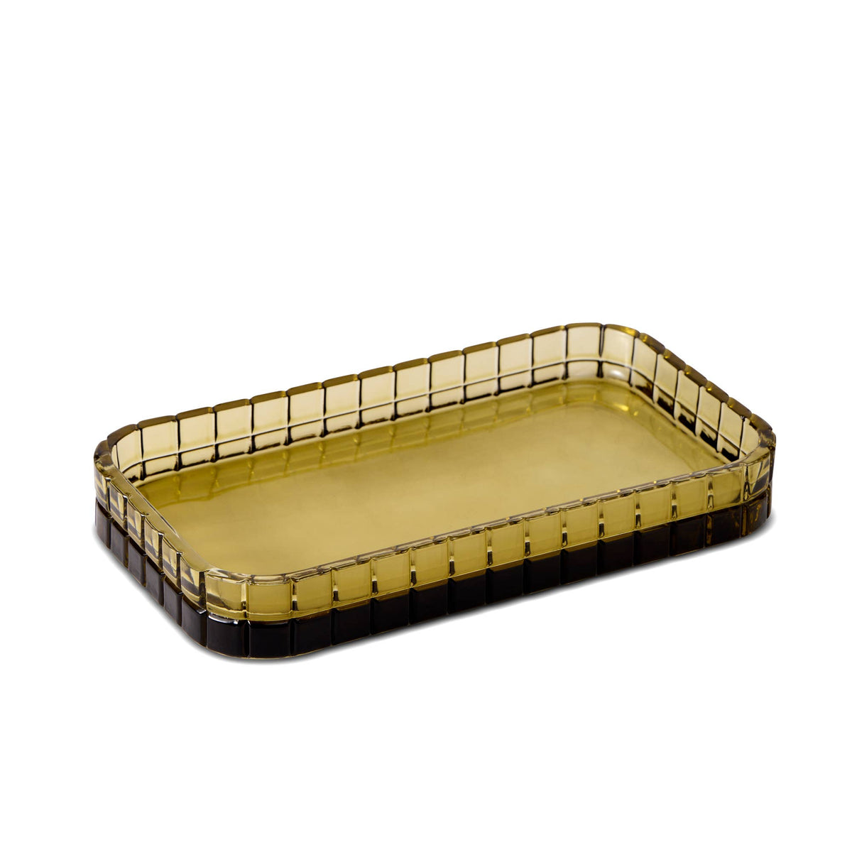 
                  
                    Olive Cube Glass Vanity Tray - Curated Home Decor
                  
                