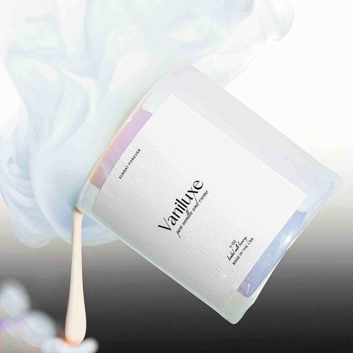 
                  
                    NEW! Vaniluxe Luxury Candle with Pure Vanilla and Creme - Curated Home Decor
                  
                