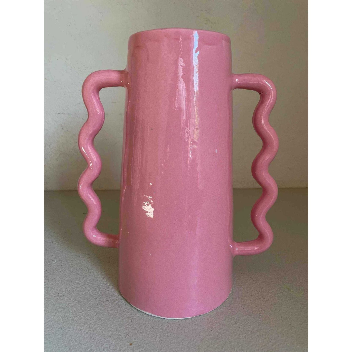 
                  
                    Pink Abstract Ceramic Vase - Curated Home Decor
                  
                