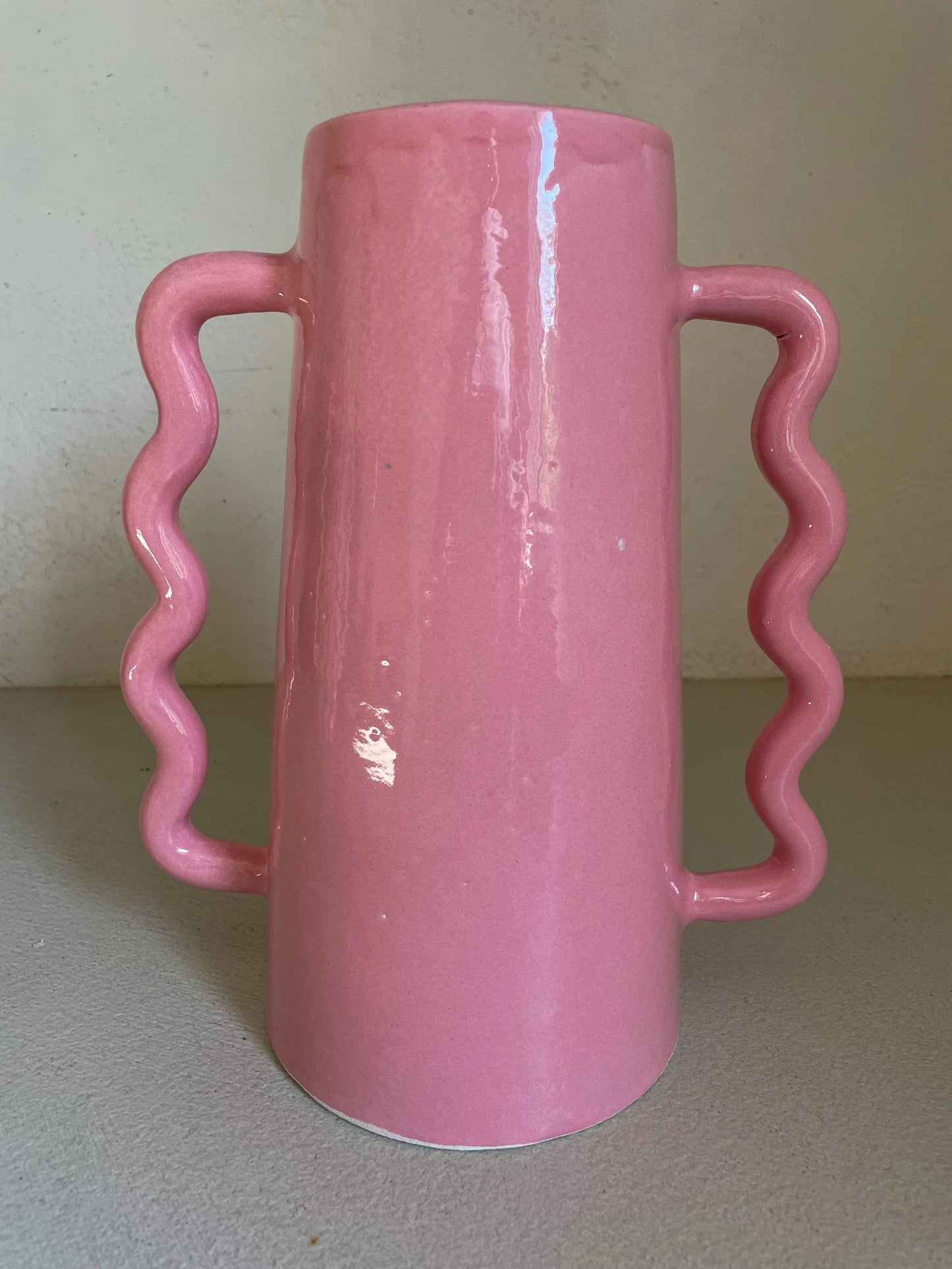 Pink Abstract Ceramic Vase - Curated Home Decor