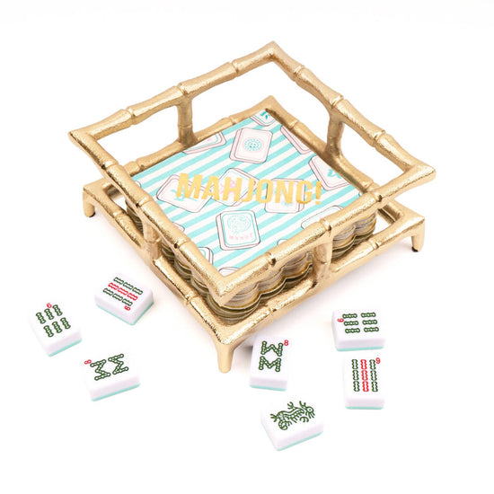 Mahjong Stripe Paper Beverage Napkin Packs