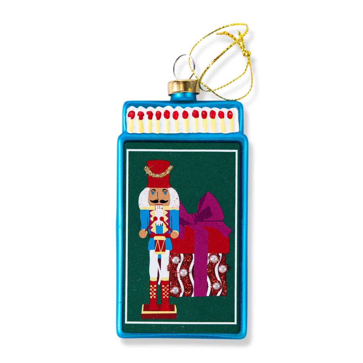 Nutcracker Matchbook Ornament - Curated Home Decor