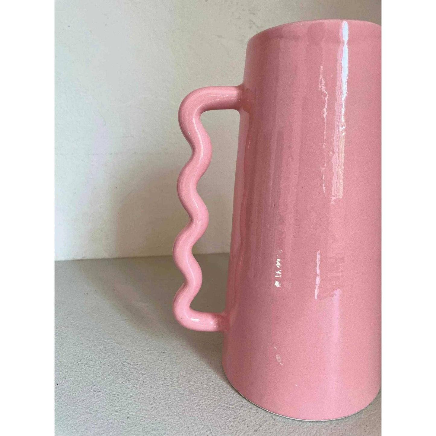 
                  
                    Pink Abstract Ceramic Vase - Curated Home Decor
                  
                