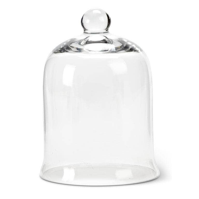 
                  
                    Clear glass bell-shaped cloche, 7 inch
                  
                