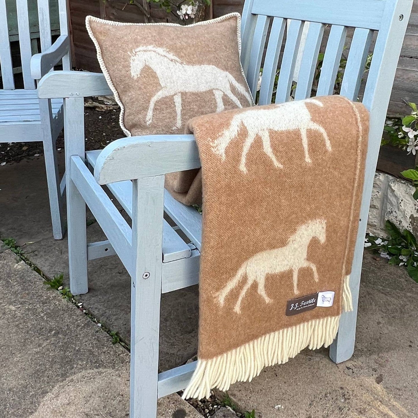 
                  
                    Brown Horse Wool Throw - Curated Home Decor
                  
                