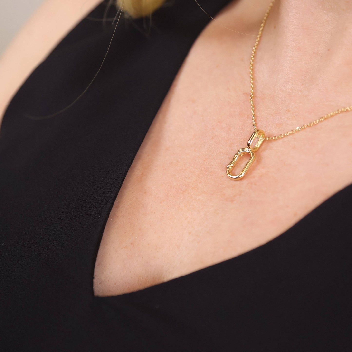 
                  
                    18k Gold Filled Carabiner Pendant - Curated Home Decor
                  
                
